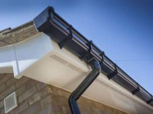 Gutters after being repaired and cleaned in Dublin by South Dublin Guttering